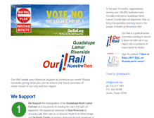 Tablet Screenshot of ourrail.org